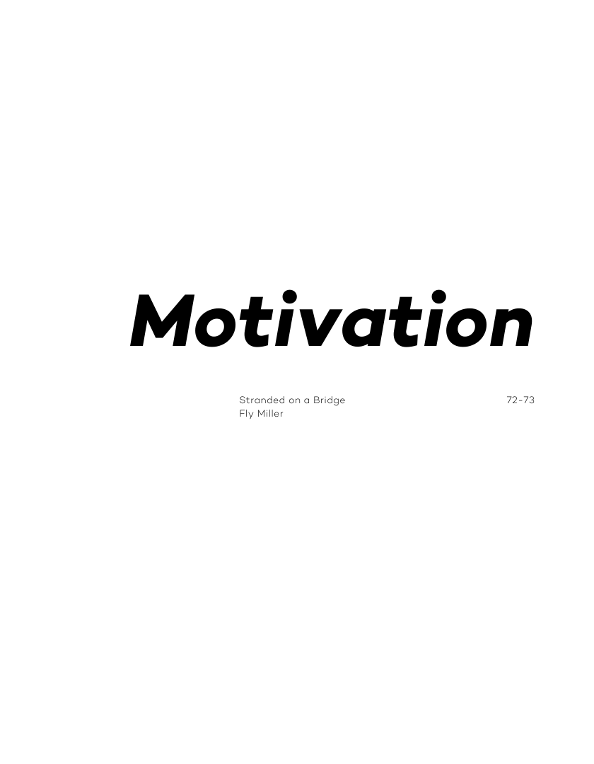 Motivation 